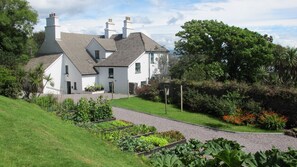 Westcove House from the West with veg garden