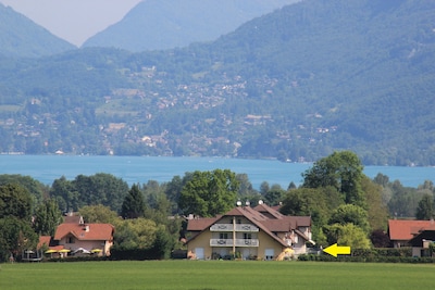 Bright apartment 87 m2 near Lake Annecy