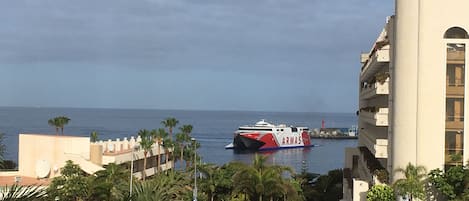 Overlooking harbour from front door