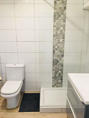 Toilet and shower