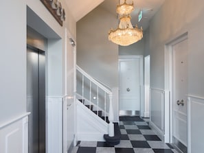 Interior entrance