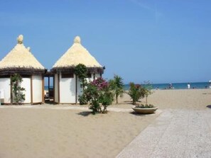 Blick auf den Strand