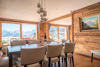 SUPERB APARTMENT. 120M2 - STUNNING VIEW - SKI ON FOOT / UNIQUE APPRT. WITH VIEW 