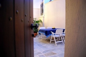 Welcome to your private courtyard.