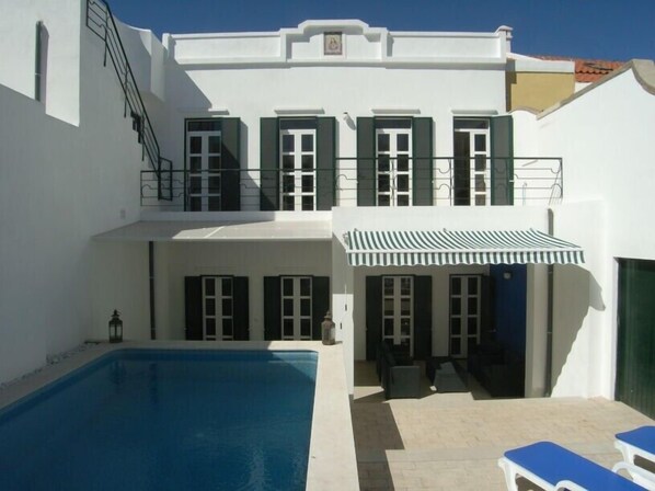 Back of house seen from pool