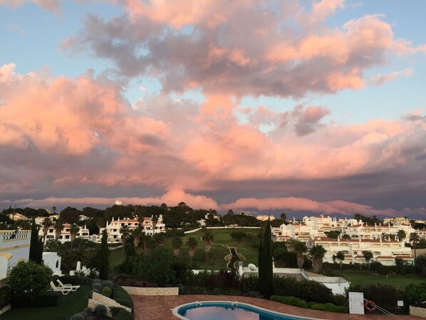 View to the golf course