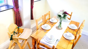 Dining Room with High Chair