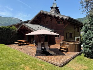 Summer on the outside deck
