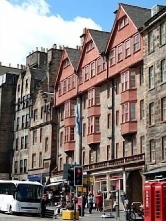 External- all windows overlook the Royal Mile