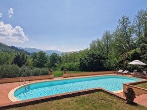 Lovely views of the mountain beyond