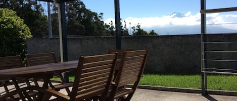 covered patio with view