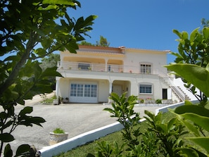 Front of villa