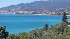 panoramic 
view over Messinian bay

