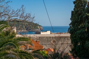 View of Old Town walls and Lokrum island from master bedroom