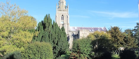 Rose Cottage enjoys stunning views of the church