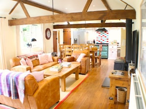 Blenheim Cottage Open Plan Living Area
