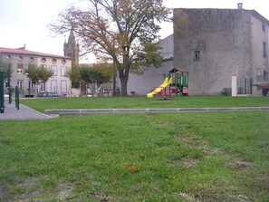 children's play area in village