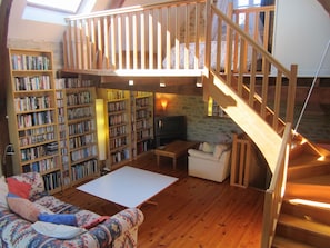 Bright sitting room.