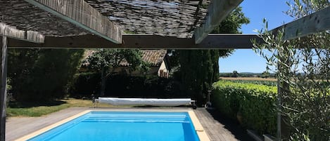 10m x 5m pool with sun all day