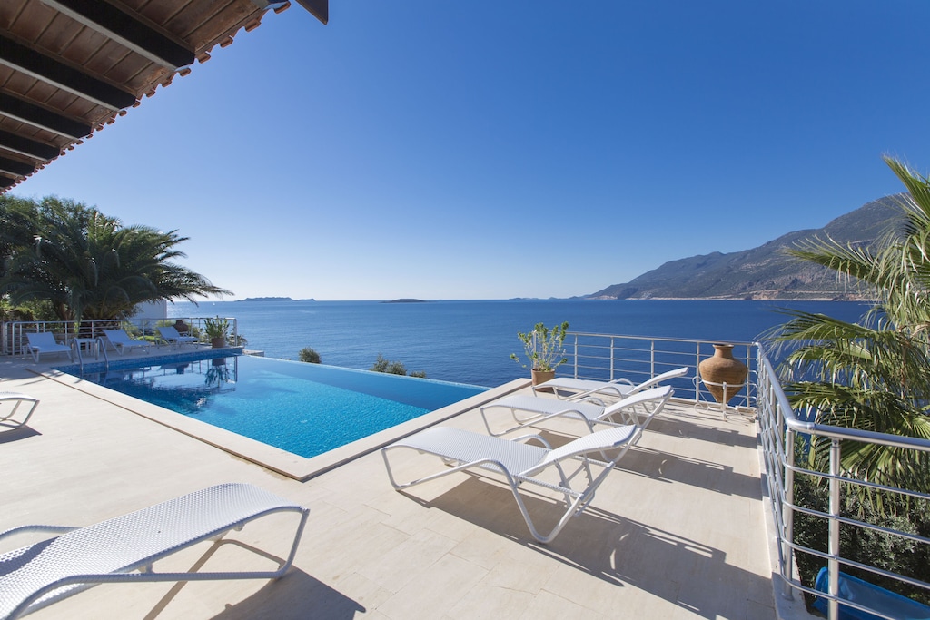 Book Villa With 5 Bedrooms In Kalkan With Wonderful Sea View Private Pool Terrace In Kas Hotels Com