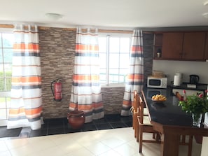 Kitchen and Seating Area