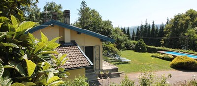 Lovely holiday home at Lake Orta with private garden and pool
