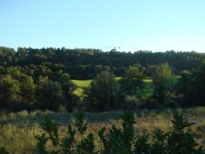 View from the garden on the Golf of Terre Blanche