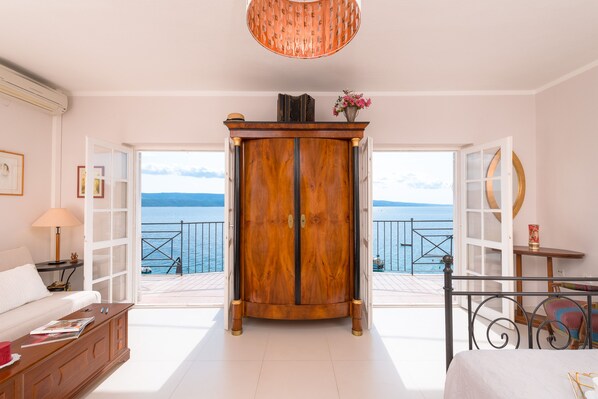 main bedroom with antique closet