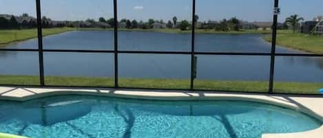 This could be you sitting on the patio relaxing with a glass wine.