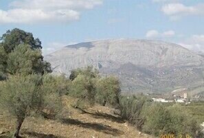 view across to La Huma at El Chorro