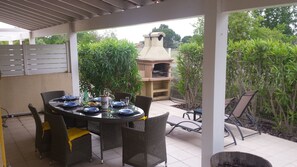 Adjacent BBQ area