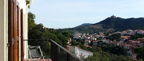 Le balcon et sa vue dégagée