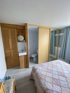 Downstairs bedroom with w.c.