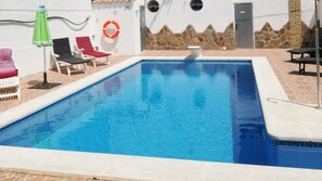 Dive into your private pool, sunbathe and chillout. Shaded porch with WiFi