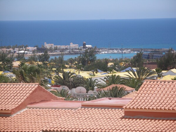 360 degree views of Calete bay from rear terrace off master bedroom.