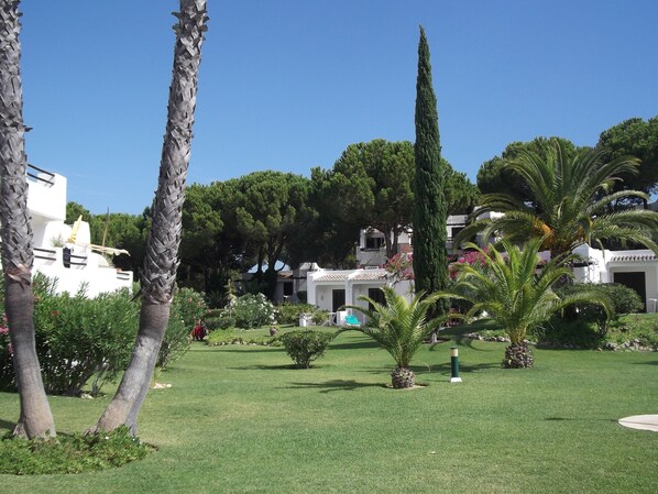 Some of the open garden areas