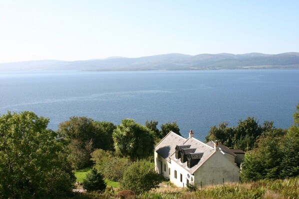 Banlicken Farmhouse on Isle of Arran with wonderful views across the sea