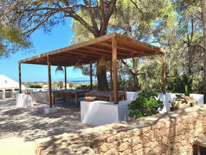Pergola "Salle à manger" 12 places! vue Vedra et Ibiza