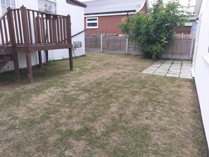 rear of property with decking