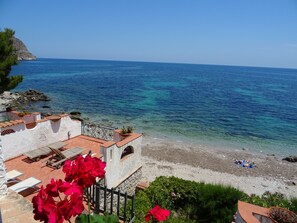 balcony of the bedroom with sea view