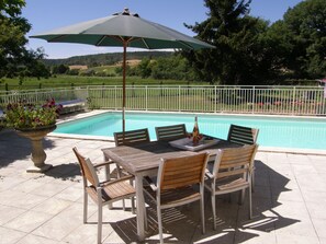 Sun, Rosé, Pool, View ....