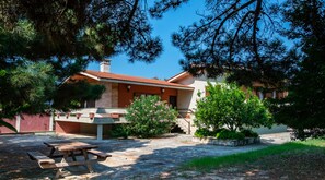 View of the Villa from the Garden