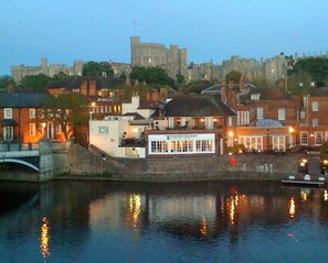 Amazing views of Windsor  Castle across the river - from master bedroom