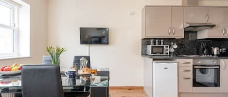 Kitchen with dining area