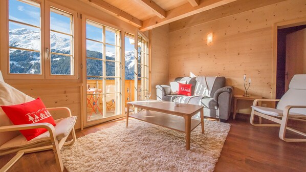 Ferienwohnung in Wengen - Chalet Aberot Staubbach