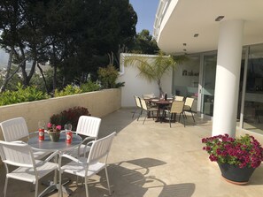 Apartment terrace - south west facing 