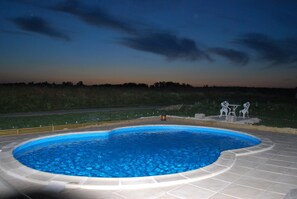 Pool by night