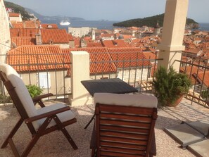 View of Old Town from terrace of House Hilda