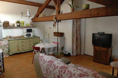 La Ville Du Bois: Charming apartment 20 km from Paris