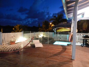 Villa Koris Coquillages atmosphere by night